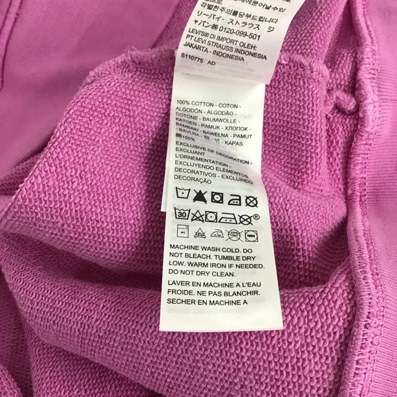 リーバイス Levi s パーカー 長袖 A3724-0017 GOLD TAB フーディー S ロゴ、文字 桃 / ピンク / レディース USED 古着 中古 10144122