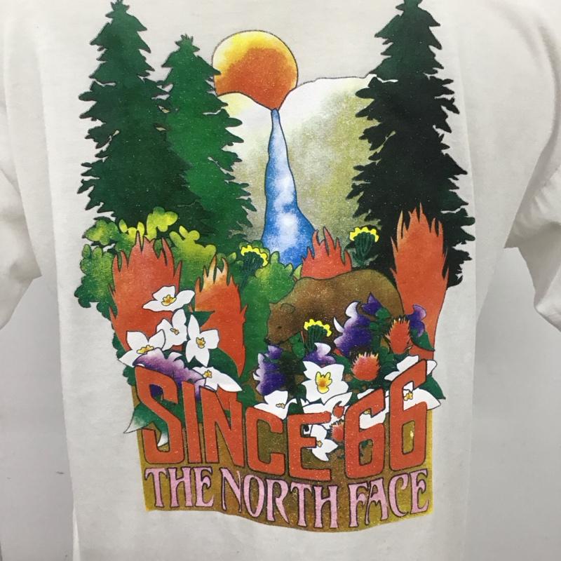 ザノースフェイス THE NORTH FACE Tシャツ 半袖 M プリント 白 / ホワイト / レディース USED 古着 中古 10128367