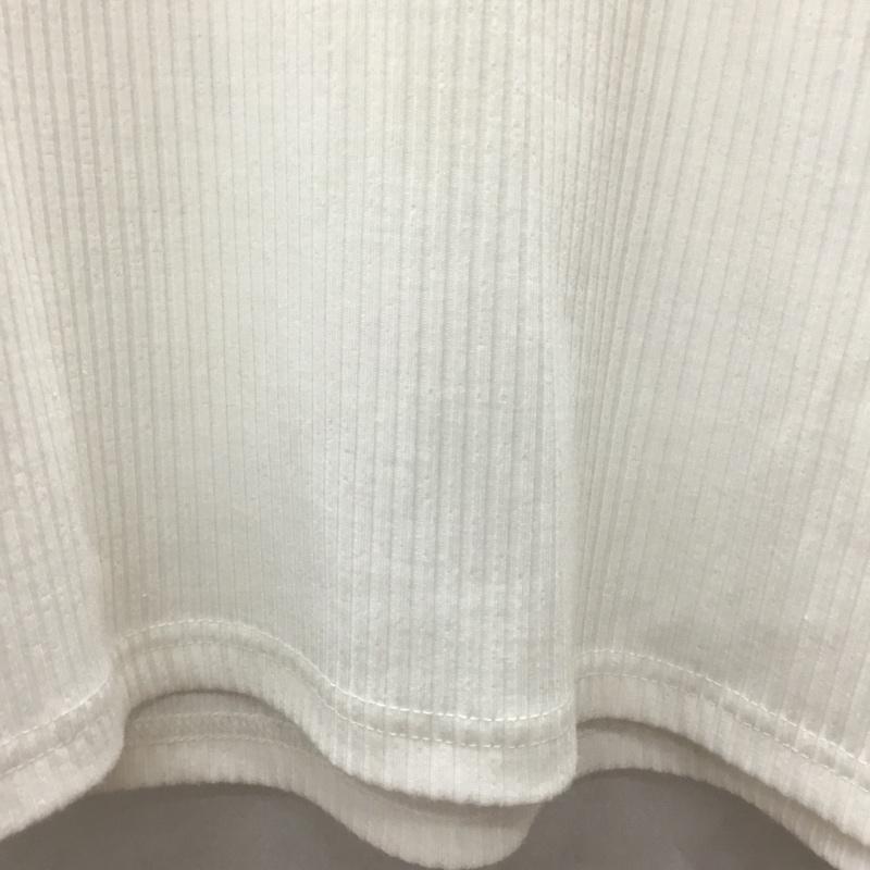 イング INGNI カットソー 半袖 半袖カットソー プリントTシャツ クルーネックカットソー フリル M 無地 白 / ホワイト / X 赤 / レッド / レディース USED 古着 中古 10113308