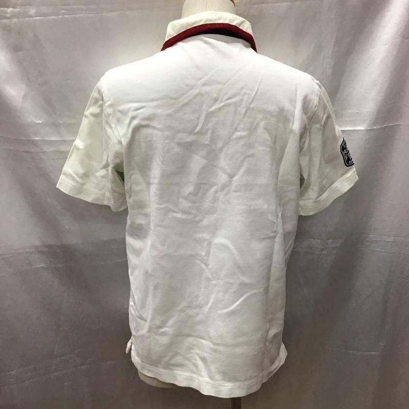 エディーバウアー Eddie Bauer ポロシャツ 半袖 半袖ポロシャツ カラーシャツ 半袖カットソー S ロゴ、文字 白 / ホワイト / X 緑 / グリーン / X 紺 / ネイビー / X 赤 / レッド /  メンズ USED 古着 中古 10111679