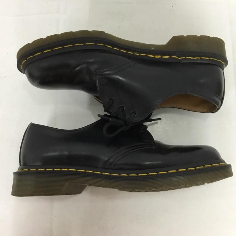 ドクターマーチン Dr.Martens 革靴 革靴 10085 3ホールシューズ UK8 US:9 無地 黒 / ブラック / メンズ USED 古着 中古 10136302
