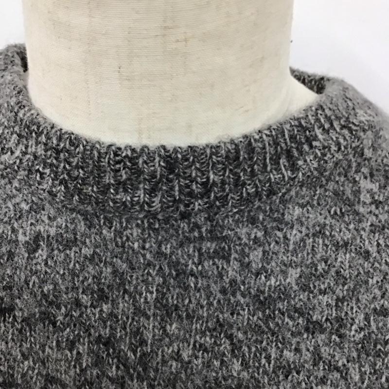ロッソ ROSSO ニット、セーター 長袖 長袖ニットカットソー ニット セーター クルーネックニット M 無地 灰 / グレー / メンズ USED 古着 中古 10123706