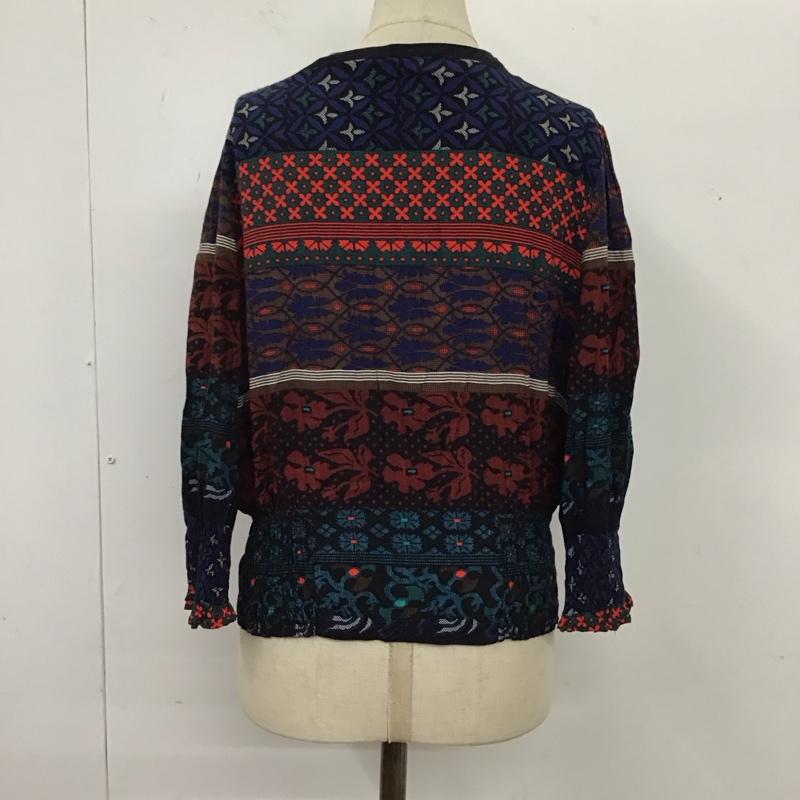スライ SLY カットソー 半袖 030asy30-0920 カシュクールトップス 総柄 2 プリント マルチカラー / マルチカラー / レディース USED 古着 中古 10119470