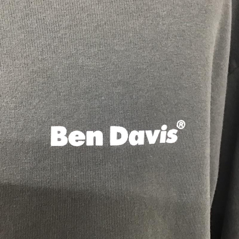 ベンデイビス BEN DAVIS Tシャツ 半袖 C-1580006 ヘビーウェイ半袖Tシャツ 半袖カットソー プリントTシャツ XL プリント 灰 / グレー /  メンズ USED 古着 中古 10110738