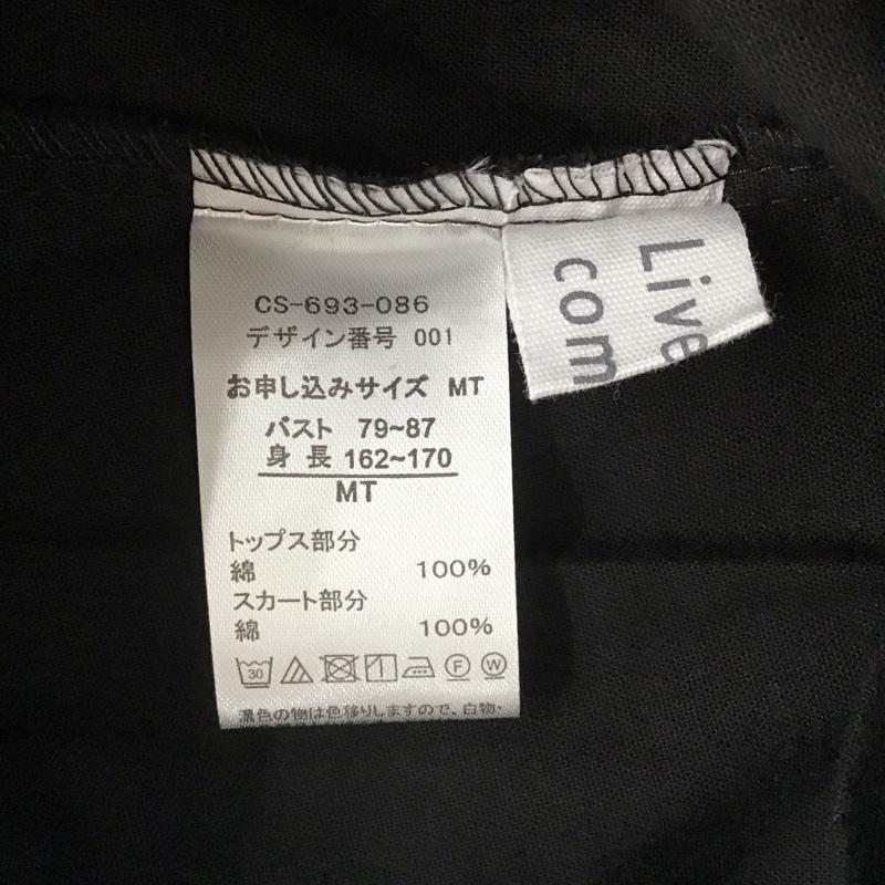 リブインコンフォート Live in comfort ワンピース ロングスカート CS-693-086 タートルネックインナーワンピース ロングワンピース 無地 黒 / ブラック / レディース USED 古着 中古 10110243