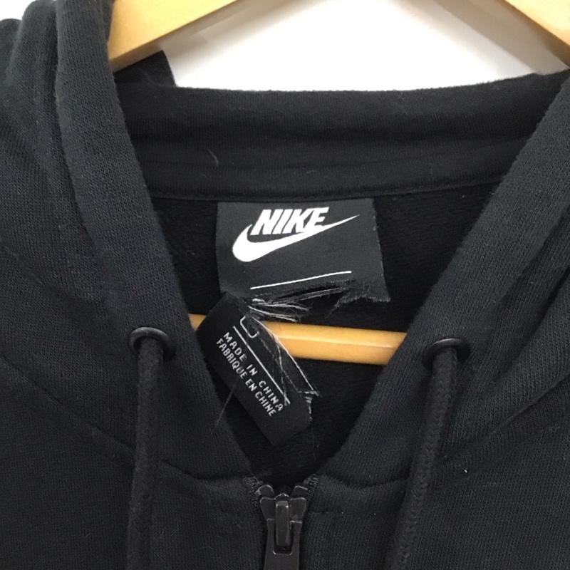 ナイキ NIKE パーカー 長袖 dj0463-010 ジップパーカー スポーツウェア XXL ロゴ、文字 黒 / ブラック / メンズ USED 古着 中古 10129303
