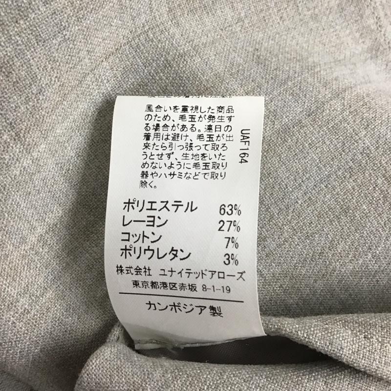 ユナイテッドアローズグリーンレーベルリラクシング UNITED ARROWS green label relaxing ジャケット、上着 ジャケット、ブレザー 3522-165-1296 リオペルジャケット 34 無地 灰 / グレー / レディース USED 古着 中古 10139342
