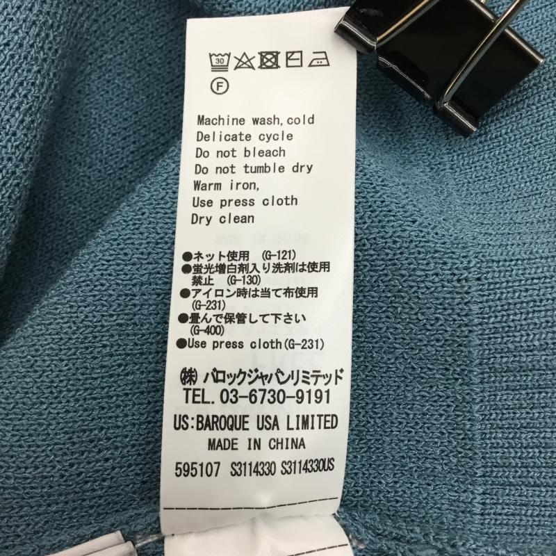 アズールバイマウジー AZUL BY MOUSSY カーディガン 長袖 250HSF70-191C FREE 無地 青 / ブルー / レディース USED 古着 中古 10143152