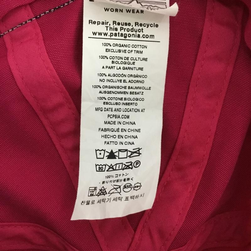 パタゴニア patagonia 帽子 キャップ STY38207FA19 コットン ロゴ、文字 桃 / ピンク / メンズ USED 古着 中古 10151053