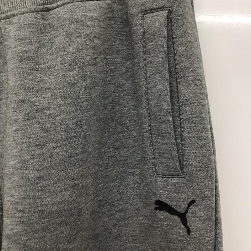 プーマ PUMA パンツ ワークパンツ、ペインターパンツ 762244-03 スウェットパンツ ワイドパンツ L ロゴ、文字 灰 / グレー /  メンズ USED 古着 中古 10122789
