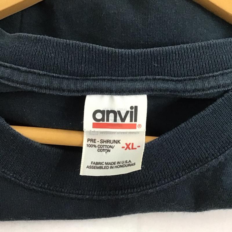 古着 USED Tシャツ 半袖 半袖カットソー プリントTシャツ クルーネックカットソー XL プリント 黒 / ブラック / メンズ USED 古着 中古 10129821