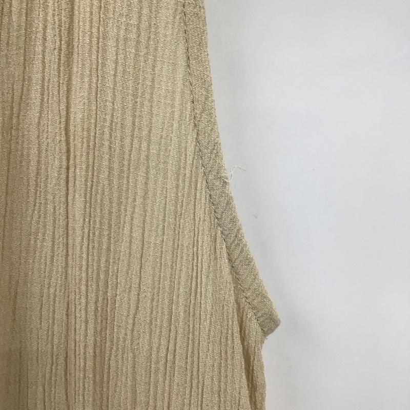 チャオパニック CIAOPANIC ワンピース ロングスカート M 無地 ベージュ / ベージュ / レディース USED 古着 中古 10131528