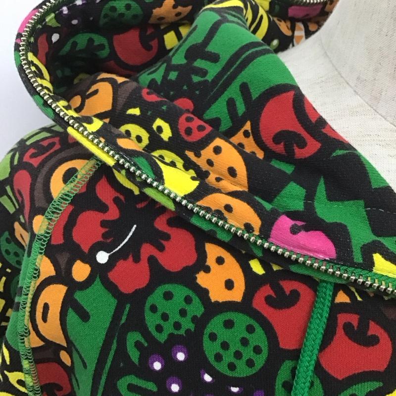 アベイシングエイプ A BATHING APE パーカー 長袖 ジップアップパーカー 長袖パーカー フード付きパーカー プリントスウェット XL プリント マルチカラー / マルチカラー / メンズ USED 古着 中古 10107395
