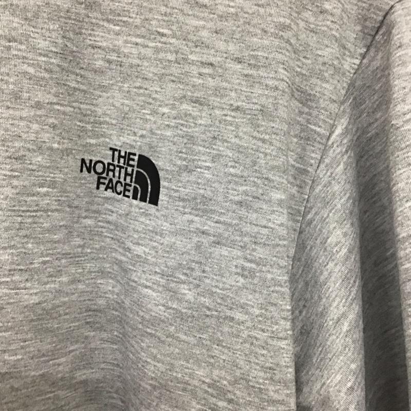 ザノースフェイス THE NORTH FACE Tシャツ 半袖 nt32158 半袖カットソー プリントTシャツ L ロゴ、文字 灰 / グレー / メンズ USED 古着 中古 10136577