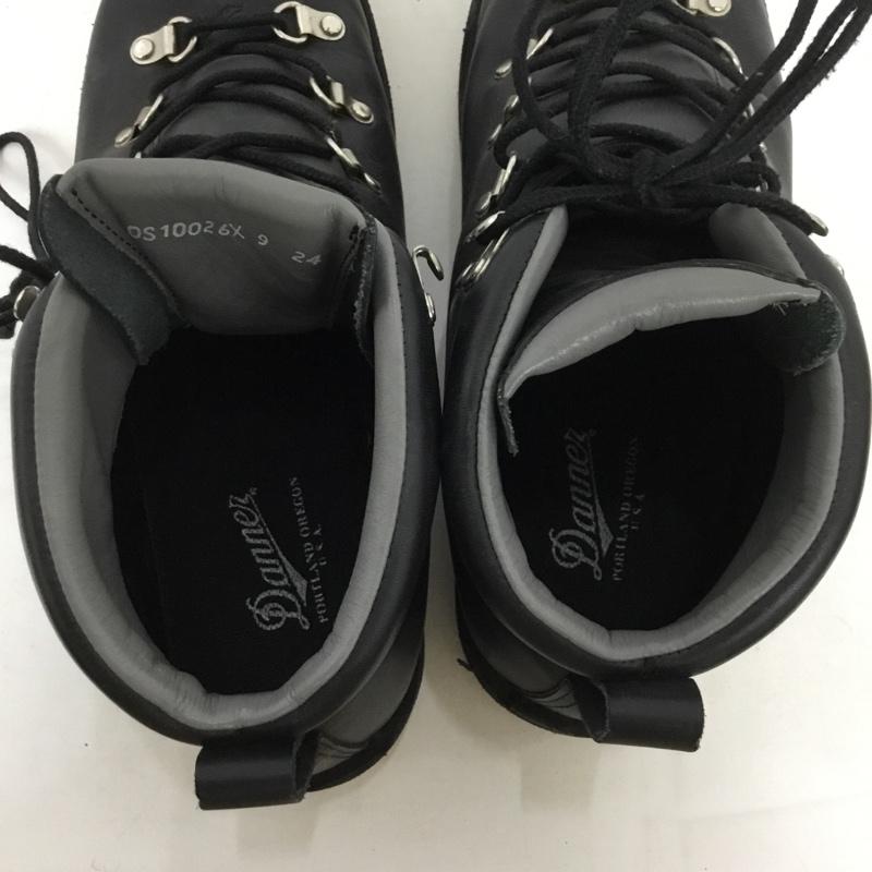 ダナー Danner ブーツ ショートブーツ DS10026X SOPHNET MOUNTAIN TRAIL レザー 9 US:9 ロゴ、文字 黒 / ブラック / メンズ USED 古着 中古 10131039