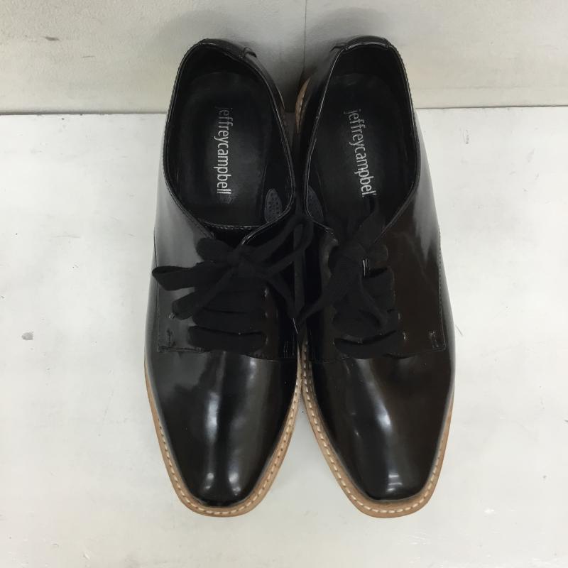ジェフリーキャンベル Jeffrey Campbell ローファー ローファー 23.5cm 無地 黒 / ブラック / レディース USED 古着 中古 10133606