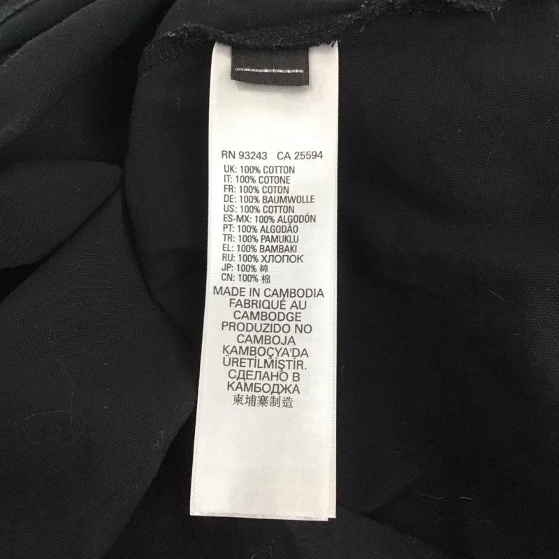 ディーゼル DIESEL カットソー 長袖 長袖カットソー プリントカットソー クルーネック L プリント 黒 / ブラック / メンズ USED 古着 中古 10132370