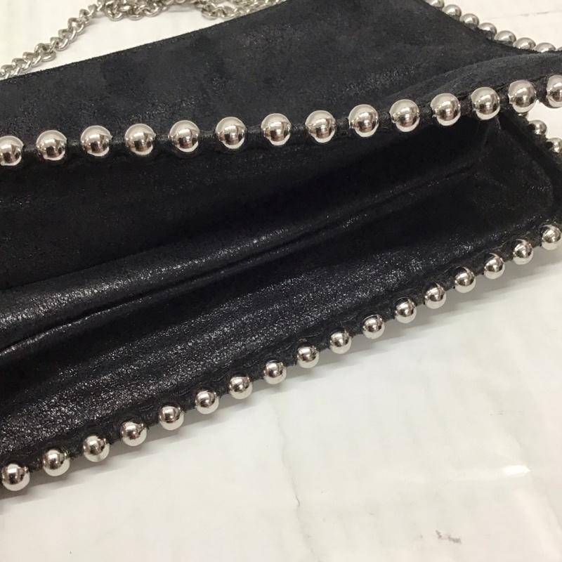 ザラ ZARA ショルダーバッグ ショルダーバッグ 8085 204 040 スタッズ チェーンベルト 無地 黒 / ブラック / X 銀 / シルバー / レディース USED 古着 中古 10115440
