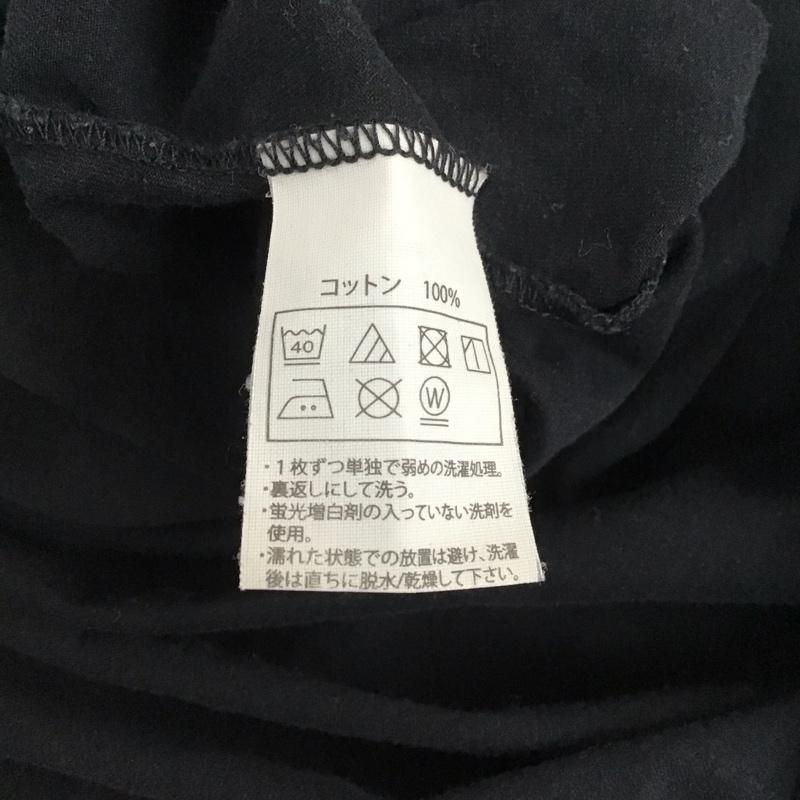 クーティー COOTIE Tシャツ 半袖 半袖カットソー プリントTシャツ クルーネックカットソー M 無地 黒 / ブラック /  メンズ USED 古着 中古 10110872