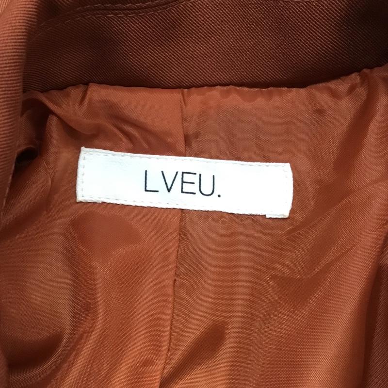 ラブユ. LVEU. セットアップ セットアップ 61821565 ジャケット ハイウエストパンツ FREE 無地 茶 / ブラウン / レディース USED 古着 中古 10118364