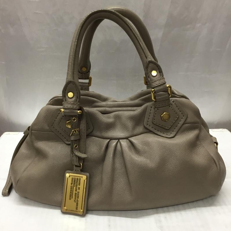 マークバイマークジェイコブス MARC by MARC JACOBS ハンドバッグ ハンドバッグ ショルダーバッグ 2WAY 牛革 無地 グレージュ / グレージュ / レディース USED 古着 中古 10112516
