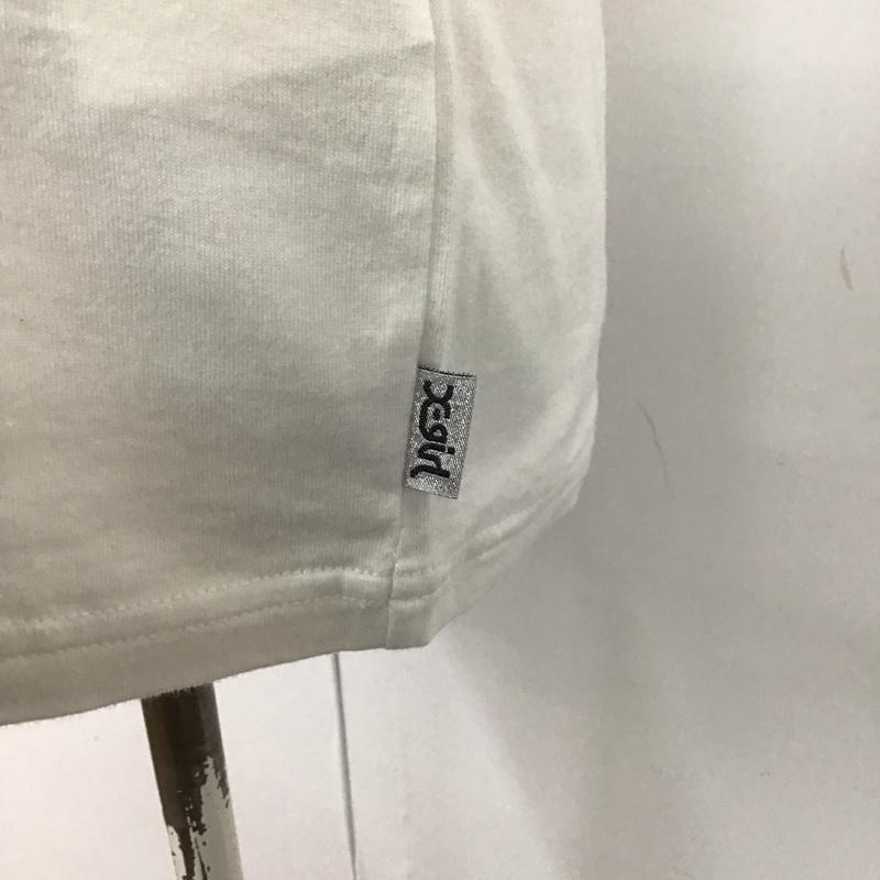 エックスガール X-girl Tシャツ 半袖 LOVE IS KING TEE マークゴンザレス コラボ 2 ロゴ、文字 白 / ホワイト / レディース USED 古着 中古 10112262