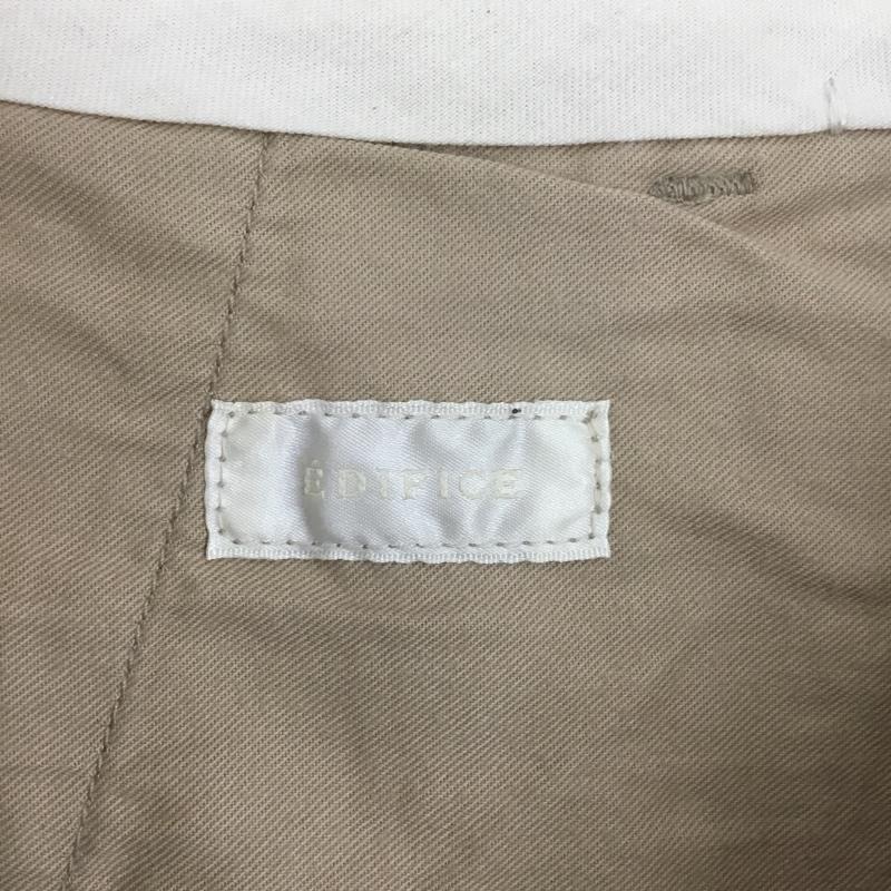 エディフィス EDIFICE パンツ チノパン チノパン カジュアルパンツ ワイドパンツ ストレートパンツ L 無地 ベージュ / ベージュ /  メンズ USED 古着 中古 10121613