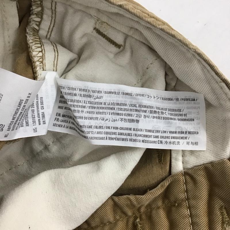 アバクロンビーアンドフィッチ ABERCROMBIE&FITCH パンツ チノパン チノパン スリムパンツ カジュアルパンツ 30インチ 無地 ベージュ / ベージュ /  メンズ USED 古着 中古 10125333
