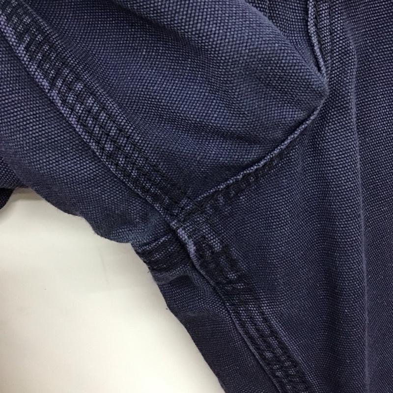 カーハート Carhartt パンツ ワークパンツ、ペインターパンツ ワークパンツ ワイドパンツ カジュアルパンツ 34インチ ロゴ、文字 紺 / ネイビー / メンズ USED 古着 中古 10137081