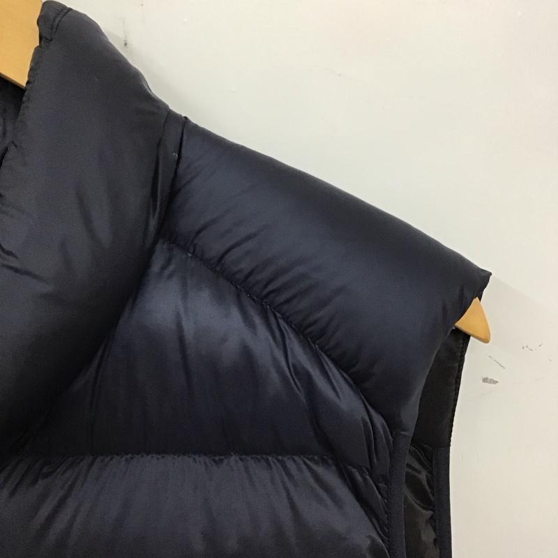 ユニクロ UNIQLO ベスト ベスト 311-439807 ダウンベスト ノースリーブジップアップジャケット アウター XXL 無地 紺 / ネイビー / メンズ USED 古着 中古 10136794