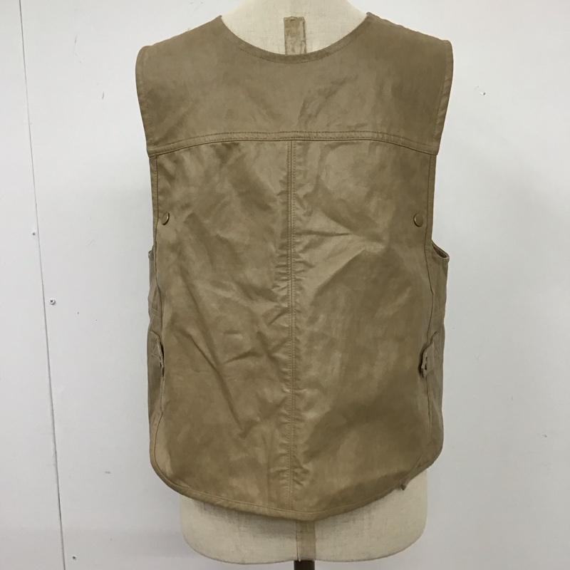 フリークスストア FREAK S STORE ベスト ベスト ベスト ノースリーブカットソー 前ボタン FREE 無地 ベージュ / ベージュ / レディース USED 古着 中古 10119478