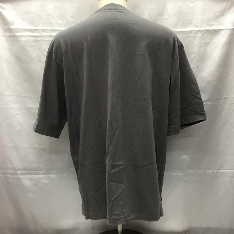 サイベーシックス SCYE BASICS Tシャツ 半袖 5121-21482 半袖カットソー クルーネックカットソー 無地Tシャツ 40 ロゴ、文字 灰 / グレー / メンズ USED 古着 中古 10106591