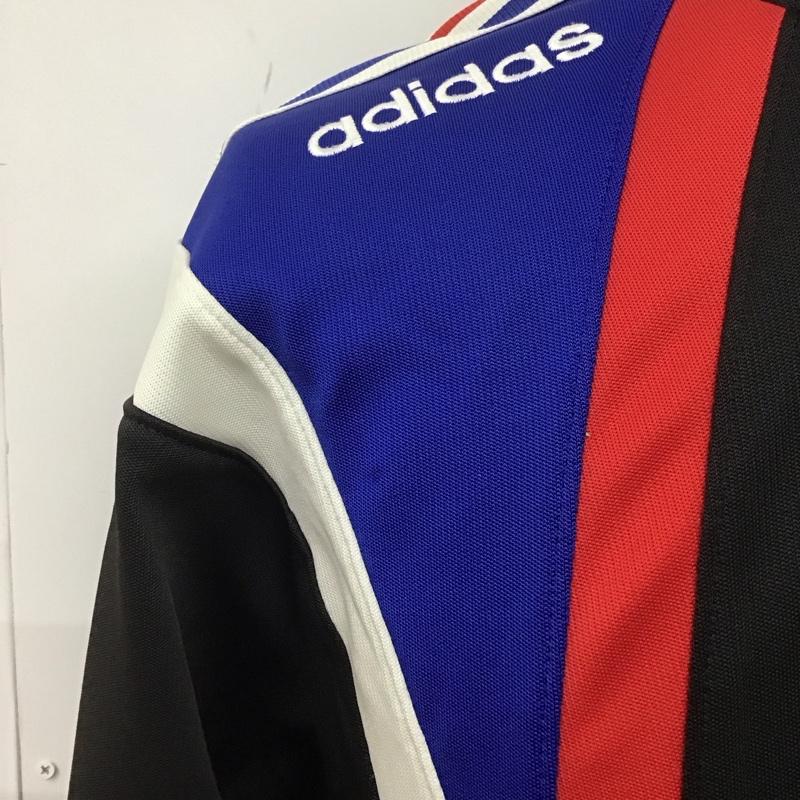 アディダス adidas ジャケット、上着 ジャンパー、ブルゾン ジップアップジャケット アウター ジャージ 古着 スポーツウェア ロゴ、文字 マルチカラー / マルチカラー / メンズ USED 古着 中古 10108013