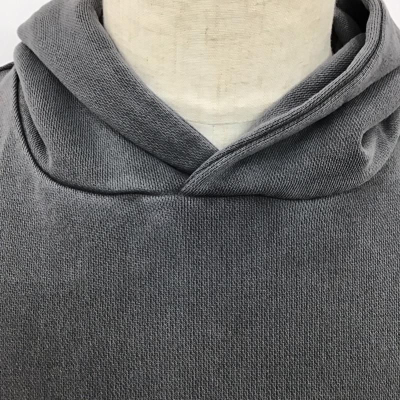 ビーミング バイ ビームス B:MING by BEAMS パーカー 長袖 長袖パーカー フード付きパーカー プリントスウェット トレーナー L 無地 灰 / グレー /  メンズ USED 古着 中古 10120623
