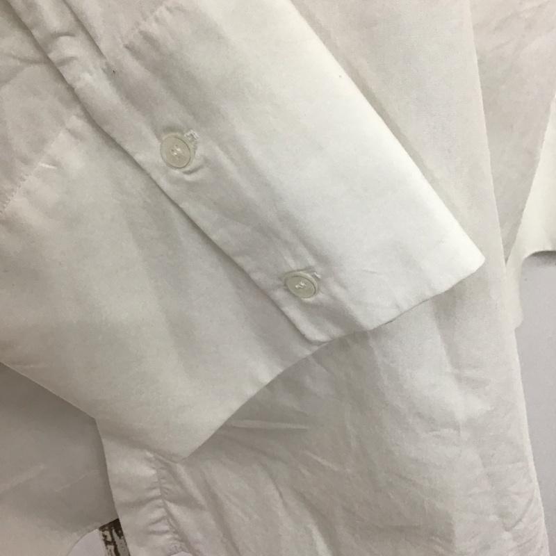 ザラ ZARA シャツ、ブラウス 長袖 2531/201/250 M ロゴ、文字 X プリント 白 / ホワイト / レディース USED 古着 中古 10107215