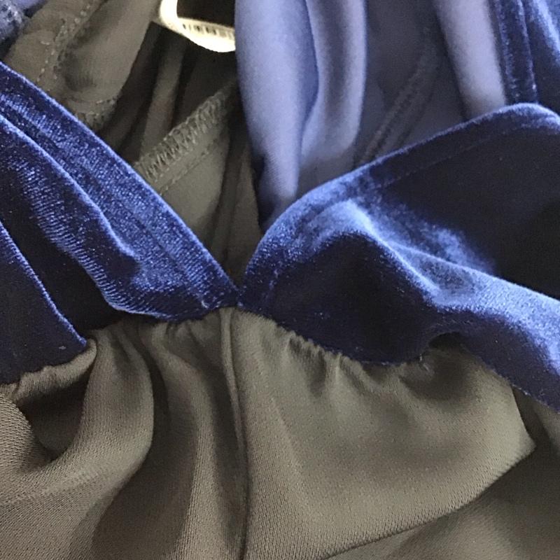 ザラ ZARA ワンピース・ドレス・オールインワン ワンピース・ドレス・オールインワン 3666 050 422 オールインワン バックオープン M 無地 紺 / ネイビー / X 黒 / ブラック / レディース USED 古着 中古 10138678