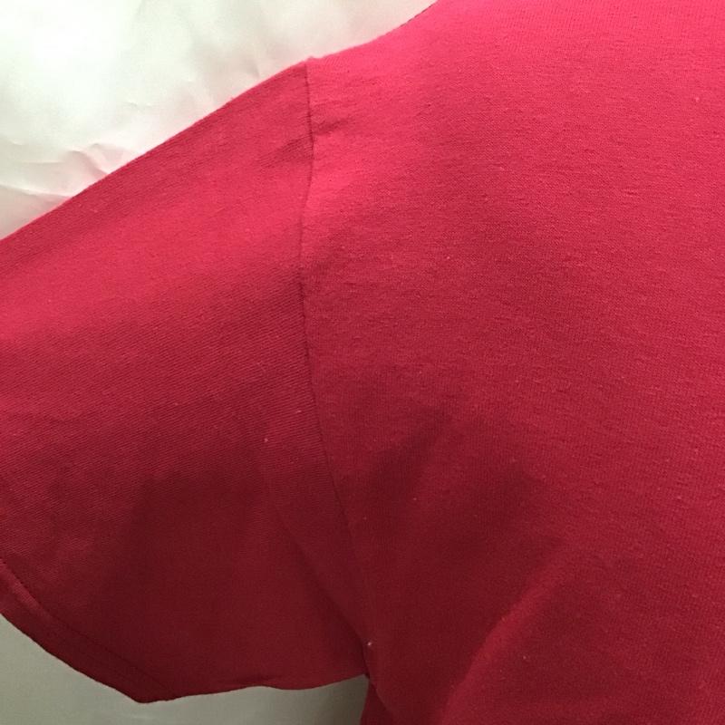 ラーキングクラス LURKING CLASS Tシャツ 半袖 半袖カットソー プリントTシャツ クルーネックカットソー L プリント えんじ / ワインレッド /  メンズ USED 古着 中古 10113197