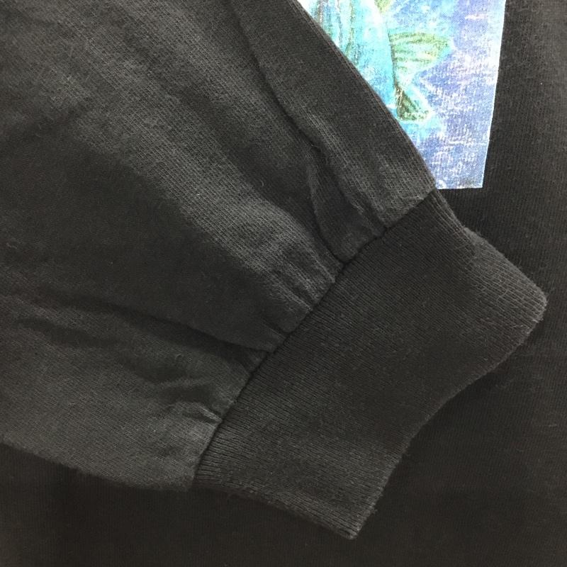 チャレンジャー CHALLENGER カットソー 長袖 長袖カットソー クルーネックカットソー ロングスリーブカットソー プリントTシャツ L プリント 黒 / ブラック /  メンズ USED 古着 中古 10112214