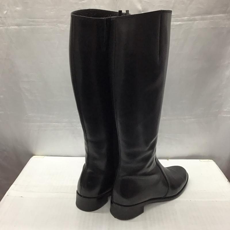 リーガル REGAL ブーツ ロングブーツ SK4FF79D サイドファスナー 34 箱有 無地 黒 / ブラック / レディース USED 古着 中古 10121053
