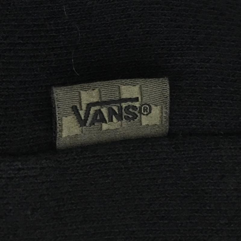 バンズ VANS パーカー 長袖 M ロゴ、文字 黒 / ブラック / メンズ USED 古着 中古 10136082