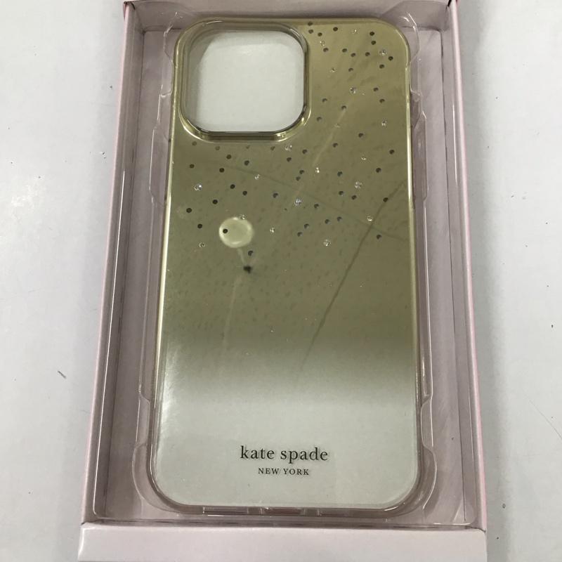 ケイトスペード Kate Spade ファッション小物 ファッション小物 KSIPH-229-MOGLD Apple iPhone 14 Pro Max iPhoneケース Gold Metallic Ombre ロゴ、文字 金 / ゴールド / レディース USED 古着 中古 10122768