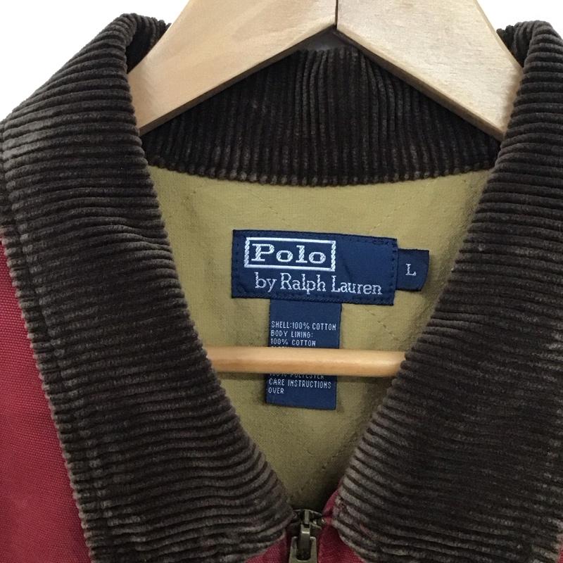 ポロバイラルフローレン Polo by RALPH LAUREN ジャケット、上着 ジャンパー、ブルゾン L 無地 赤 / レッド / レディース USED 古着 中古 10131934