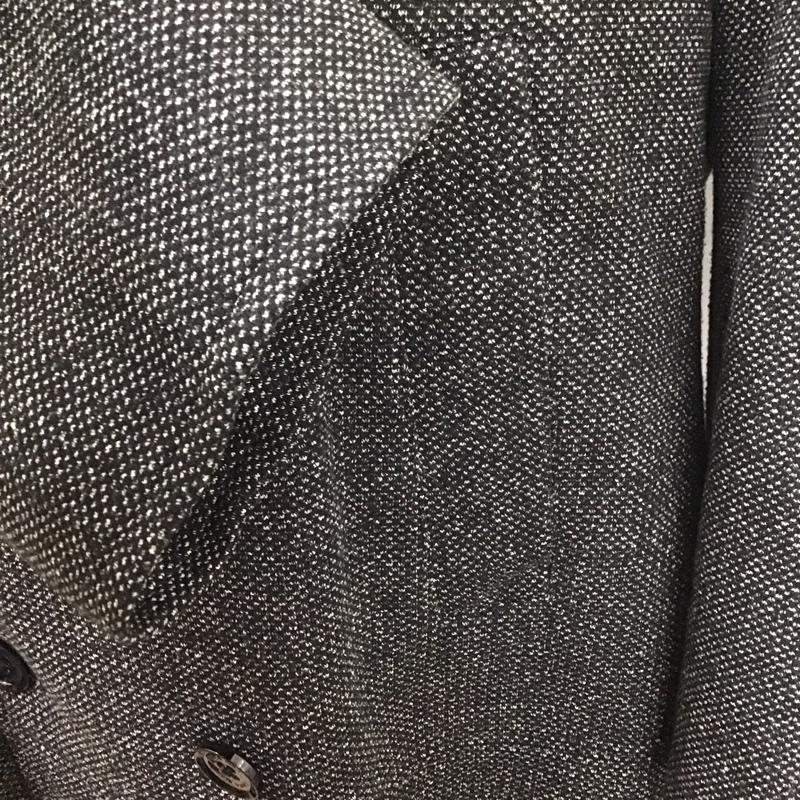ザラメン ZARA MAN ジャケット、上着 ジャケット、ブレザー カジュアルダブルジャケット アウター カジュアルコート XXL 総柄 黒 / ブラック / X 白 / ホワイト / メンズ USED 古着 中古 10109266