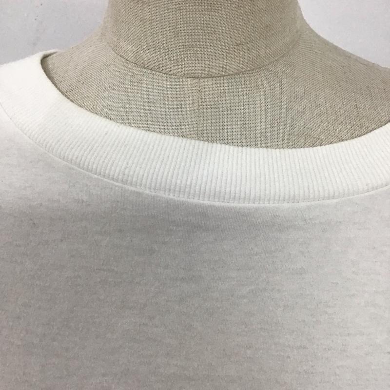 ジーナシス JEANASIS カットソー 半袖 JS062905SB 裾フリンジカットソー FREE 無地 白 / ホワイト / レディース USED 古着 中古 10126483