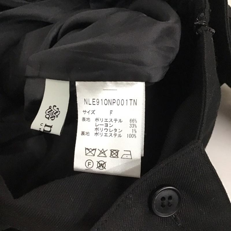 ナノユニバース nano・universe ワンピース ロングスカート NLE91ONP001TN ジャンパースカート FREE 無地 黒 / ブラック / レディース USED 古着 中古 10130446