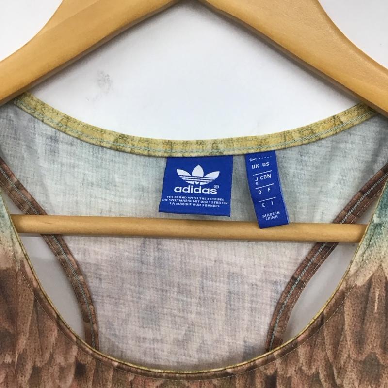 アディダスオリジナルス adidas originals タンクトップ タンクトップ s19324 ファームタンクトップ スポーツウェア S ロゴ、文字 マルチカラー / マルチカラー / レディース USED 古着 中古 10128938