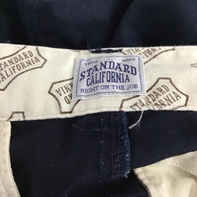 スタンダード カリフォルニア STANDARD CALIFORNIA パンツ チノパン チノパン ワイドパンツ カジュアルパンツ 32インチ 無地 紺 / ネイビー / メンズ USED 古着 中古 10130670