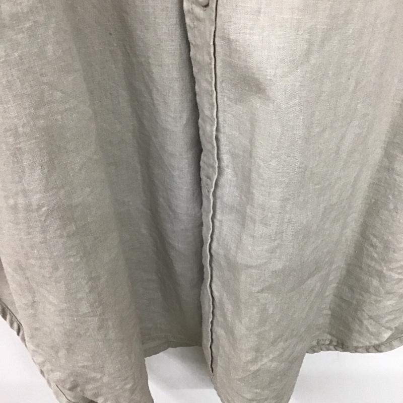 ジーナシス JEANASIS シャツ、ブラウス 長袖 JS063239TS FREE 無地 ベージュ / ベージュ / レディース USED 古着 中古 10139526