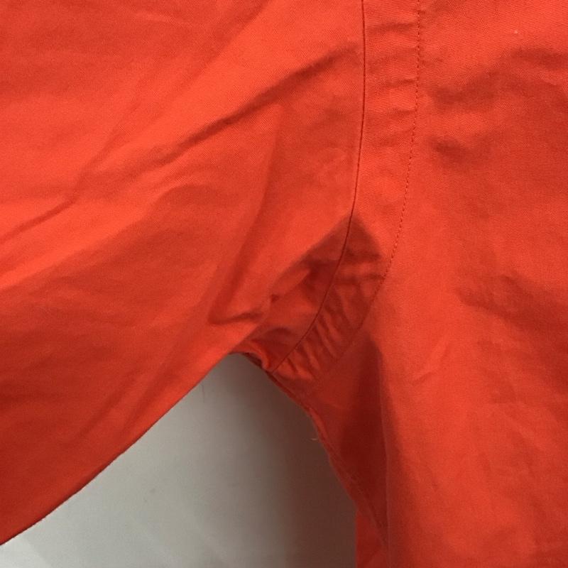 ラルフローレン RALPHLAUREN シャツ、ブラウス 半袖 半袖シャツ カラーシャツ 半袖カットソー 無地シャツ M ロゴ、文字 赤 / レッド /  メンズ USED 古着 中古 10109567