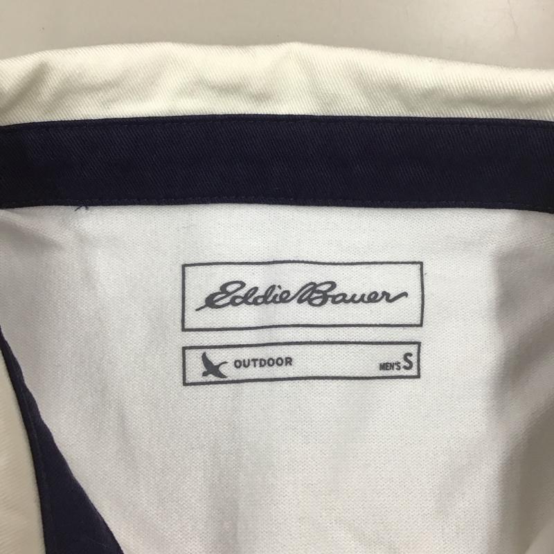 エディーバウアー Eddie Bauer ポロシャツ 半袖 半袖ポロシャツ カラーシャツ 半袖カットソー S ロゴ、文字 白 / ホワイト / X 緑 / グリーン / X 紺 / ネイビー / X 赤 / レッド /  メンズ USED 古着 中古 10111679